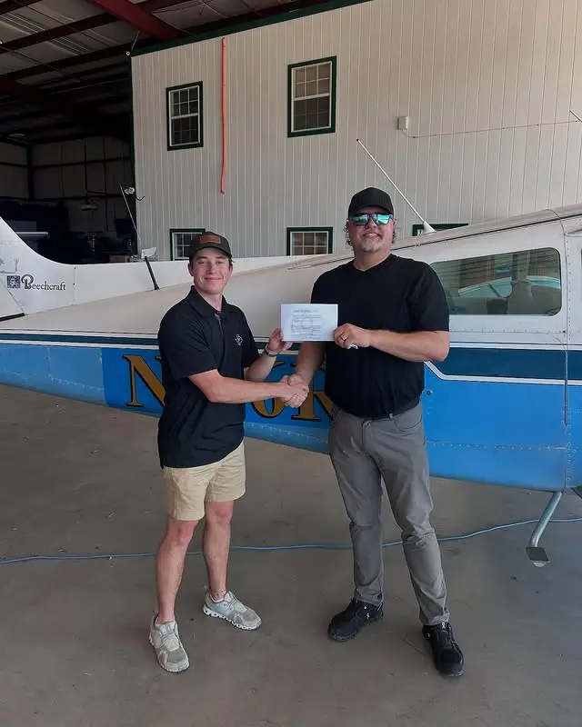 student pilot with document after private pilot checkride fort worth elementor io optimized